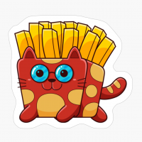 Cute Cat Kawaii Fries