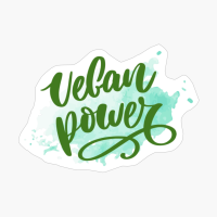 Vegan Power! - A Cute Gift For A Vegan Or A Vegetarian Who Loves Cute Animals!