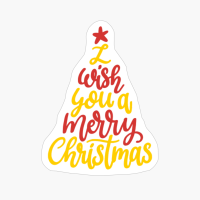 Merry Christmas Christmas Tree - Cute Christmas Gifts Ideas For The Whole Family