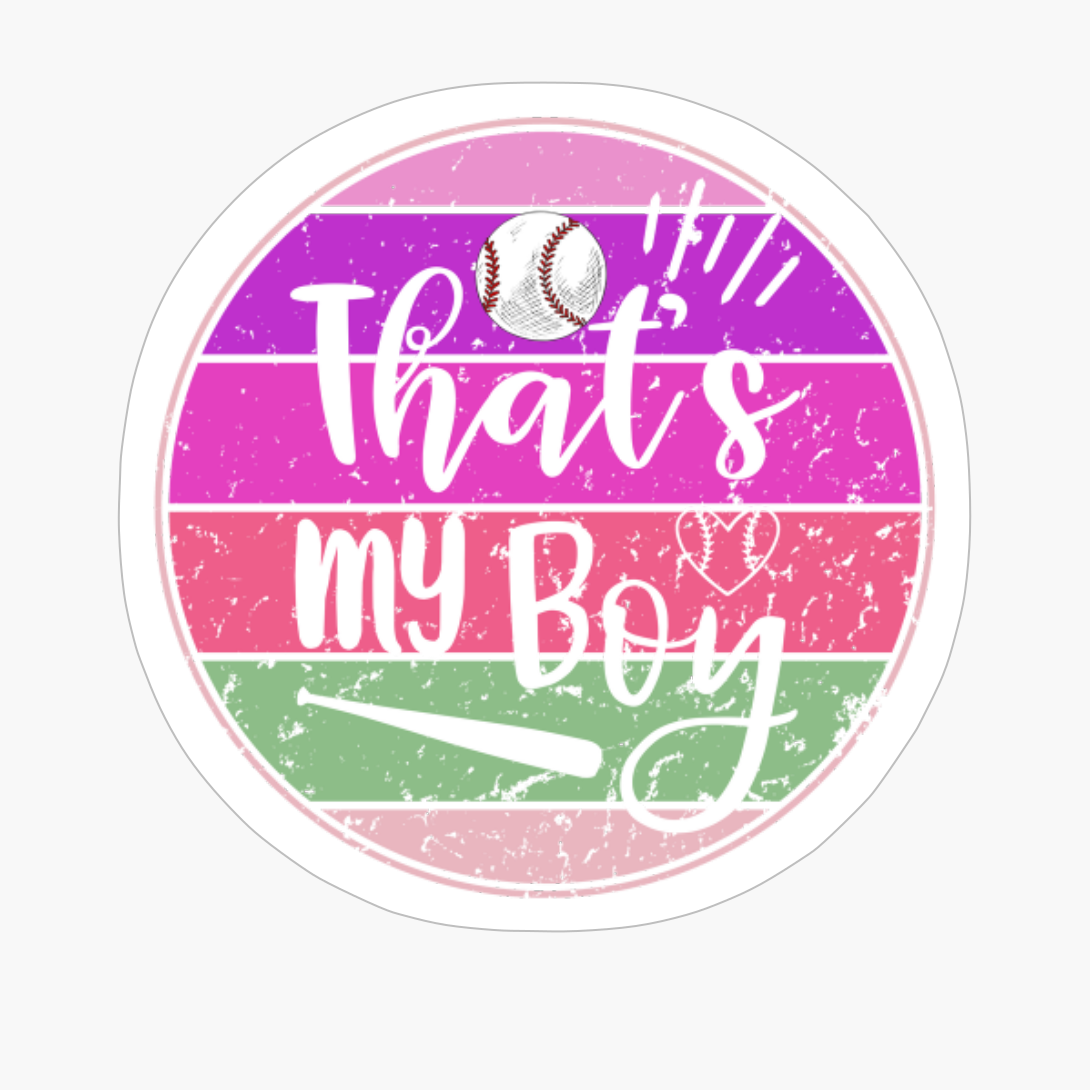 That's My Baby - Baseball Sunset Design