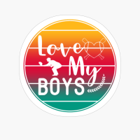 Love My Boys - Baseball Design