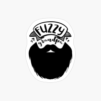 Fuzzy Grandpa Beard Design