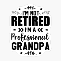 Im Not Retired Im A Professional Grandpa