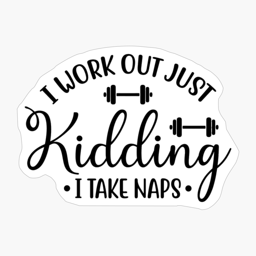 I Work Out Just Kidding I Take Naps