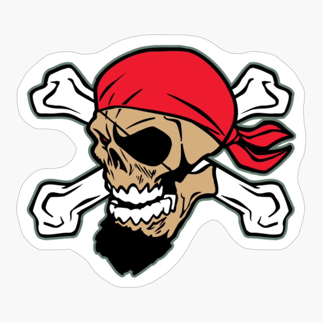 Pirate Skull Crossbones