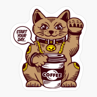 Lucky Cat Coffee Go Cup Maneki-neko