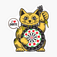 Lucky Fortune Cat Darts Game