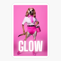 Beagle Girl In Pink: "Glow"