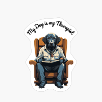 Black Labrador: "My Dog Is My Therapist"