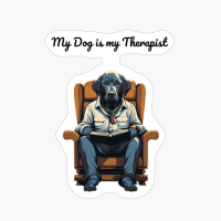 Black Labrador: "My Dog Is My Therapist"