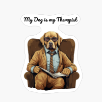 Golden Retriever: "My Dog Is My Therapist"