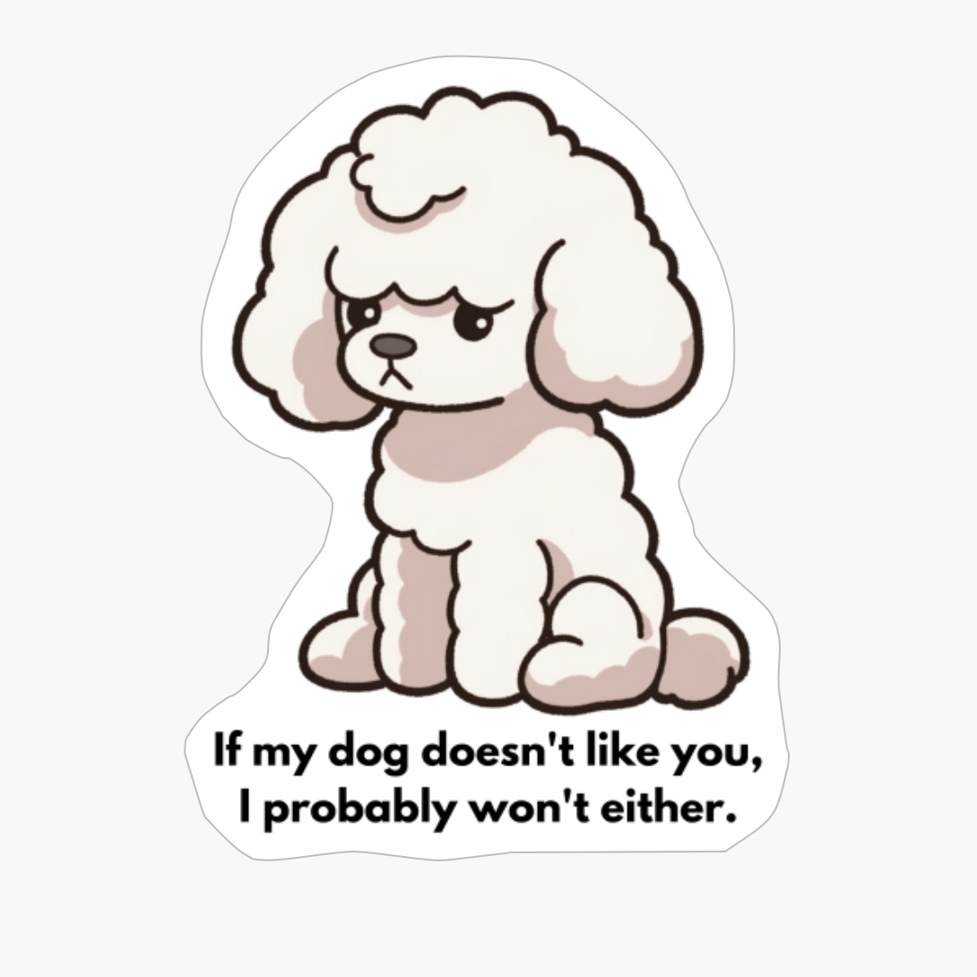 Poodle: "If My Dog Doesnt Like You, I Probably Wont Either."