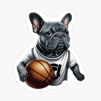 French Bulldog As A Basketball Pro