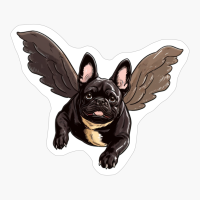 Frenchie With Wings