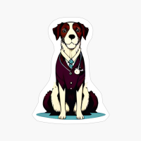 Dog In A Suit As A Doctor, The Dogtor