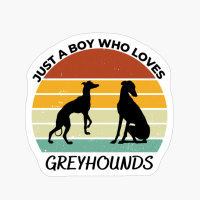 Just A Boy Who Loves Greyhounds
