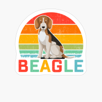 Beagle Dog Retro Vintage