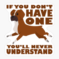 If You Don't Have One You'll Never Understand Boxer Dog