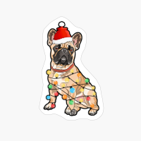 Funny Christmas Tree Light Bulb French Bulldog