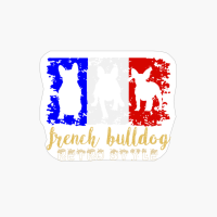 French Bulldog Retro Style