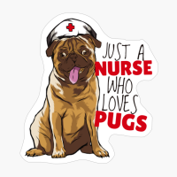 Just A Nurse Who Loves Pugs