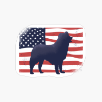 American Flag Dog Cool USA Patriotic Dog Lover