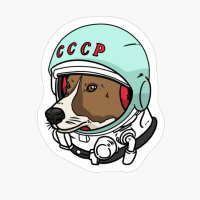 Laika Space Traveler Wanderlust Dog Traveler Astronaut