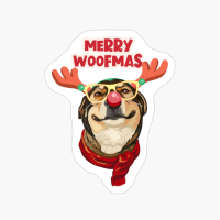 Merry Woofmas Christmas Dog - Perfect Dog Lover Gifts