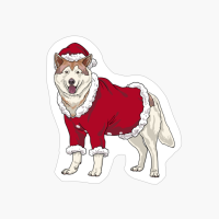 Siberian Husky Christmas Dog Santa Xmas Gifts