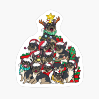 French Bulldog Christmas Dog Tree Dog Santa Xmas Gifts