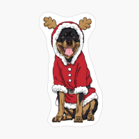 Rottweiler Christmas Dog Santa Xmas Gifts