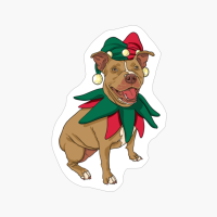 Pitt Bull Christmas Dog Santa Xmas Gifts