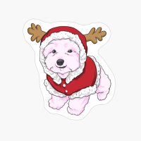 Maltese Christmas Dog Santa Xmas Gifts