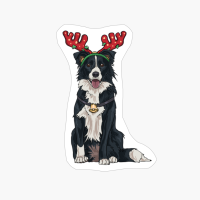 Border Collie Christmas Dog Santa Xmas Gifts