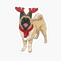Akita Christmas Dog Santa Xmas Gifts
