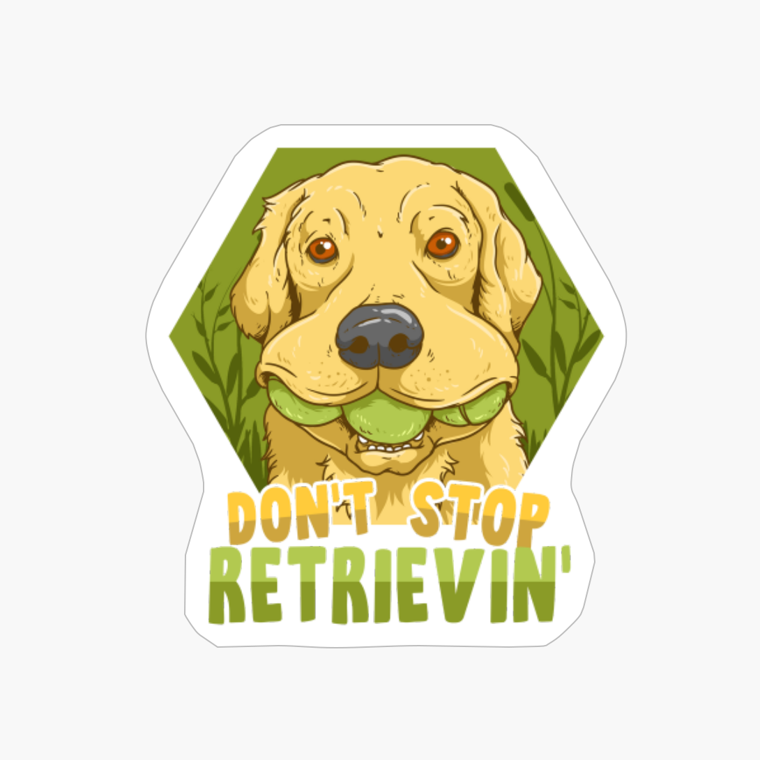 Funny Dog Shirt Golden Retriever Gifts Don't Stop Retrieving
