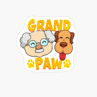 Grand Paw Funny Dog Grandpa Shirt And Grandparent Gifts
