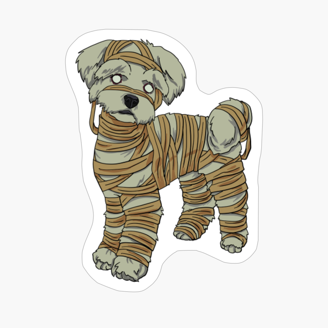 Maltese Dog Mummy Halloween Costume Dog Lovers