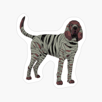 Bloodhound Dog Mummy Halloween Costume Dog Lovers