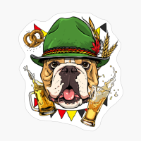 American Bulldog Oktoberfest Dog Lederhosen German Beer Fest