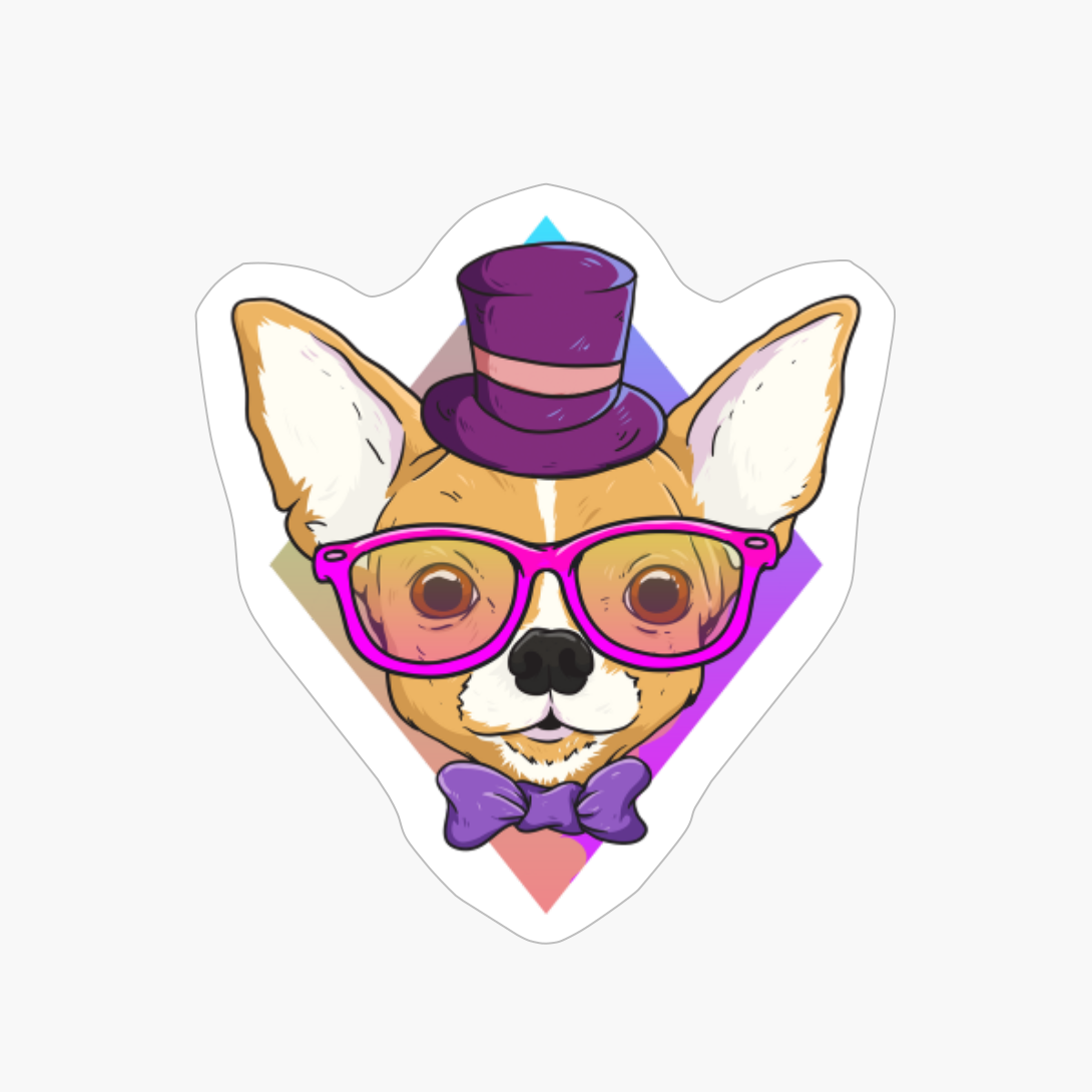 Hipster Chihuahua Dog Cute Chihuahua Lover Gifts Ideas