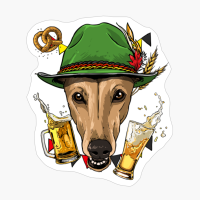 Greyhound Oktoberfest Dog Lederhosen Gift German Beer Fest