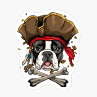 French Bulldog Pirate Dog Halloween Jolly Roger Gift
