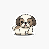 Cute Kawaii Shih Tzu Chibi Dog Lover Gift Idea