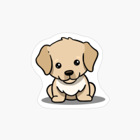 Cute Kawaii Labrador Retriever Chibi Dog Lover Gift Idea