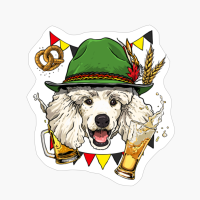 Poodle Oktoberfest Dog Lederhosen Gift German Beer Fest