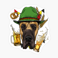 Great Dane Oktoberfest Dog Lederhosen Gift German Beer Fest