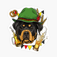 Rottweiler Oktoberfest Dog Lederhosen Gift German Beer Fest