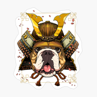 Samurai American Bulldog Dog Warrior Samurai Lovers Gift