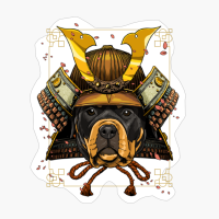 Samurai Rottweiler Dog Warrior Samurai Lovers Gift